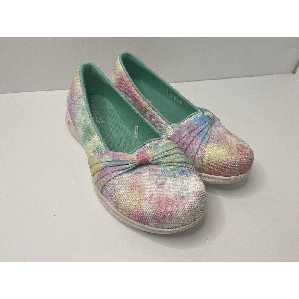 Skechers Womens Goga Mat 136304W Multicolor Round Toe Slip On Shoes Size 7.5‎